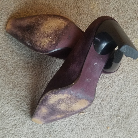 Designer suede & leather shoes - Picture 6 of 6